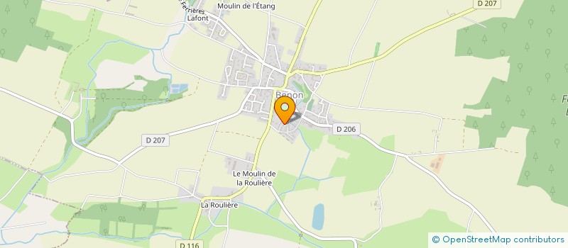 localisation de l'entreprise S.A.R.L AUNIS TERRASSEMENTS  BENON