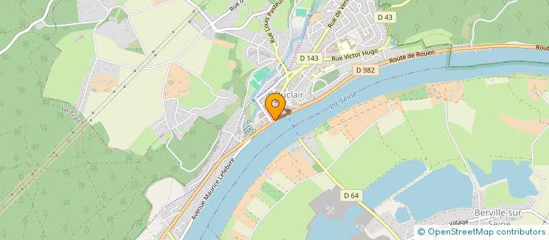 localisation de l'entreprise S.A.R.L AUX DELICES DE DUCLAIR  DUCLAIR