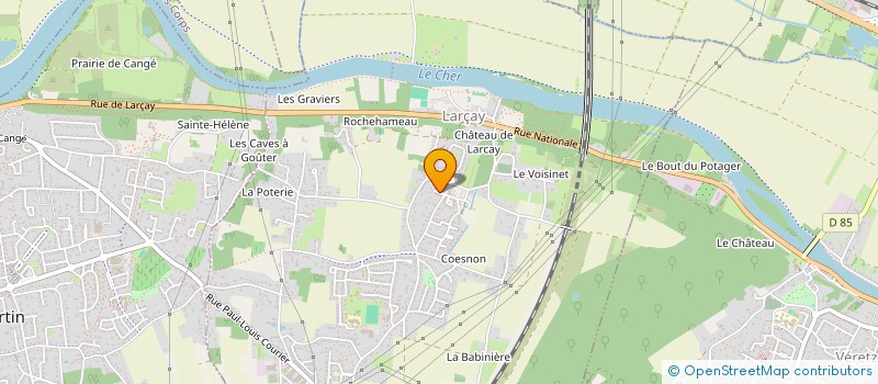 localisation de l'entreprise S.A.R.L. AUX DOUCEURS DE LARCAY  LARCAY