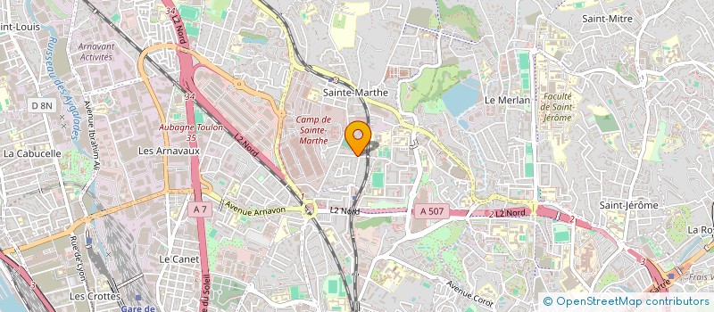 localisation de l'entreprise S.A.R.L. AZKAA à MARSEILLE