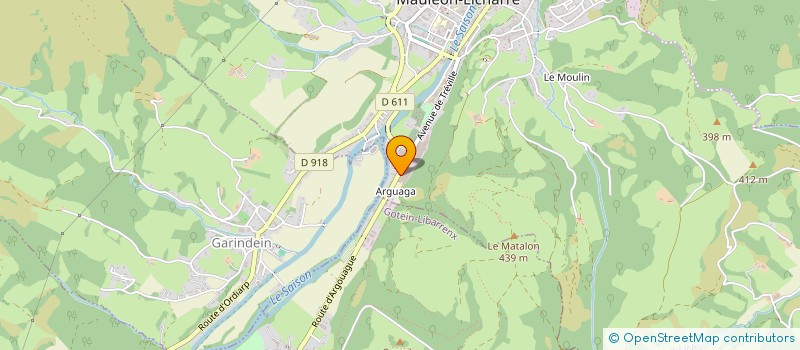 localisation de l'entreprise S.A.R.L. BARREIX JACQUES à MAULEON-LICHARRE