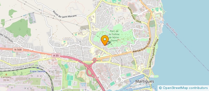 localisation de l'entreprise S A R L BARUT à MARTIGUES