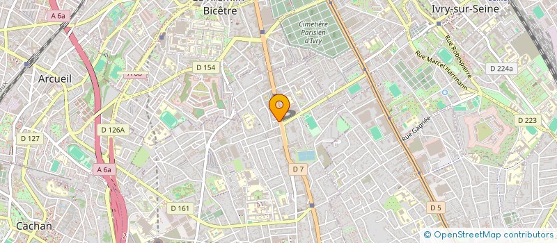 localisation de l'entreprise S.A.R.L BATFO  VILLEJUIF