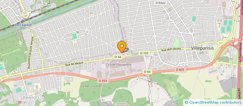 localisation de l'entreprise S.A.R.L BATIFERM à VAUJOURS