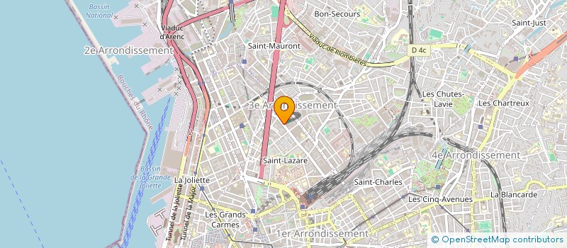 localisation de l'entreprise S.A.R.L BERNARD - AUTOS  MARSEILLE