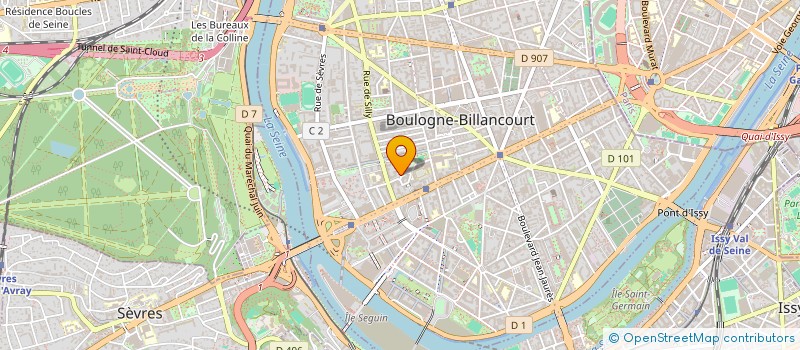 localisation de l'entreprise S.A.R.L. BIENVENUS à BOULOGNE-BILLANCOURT