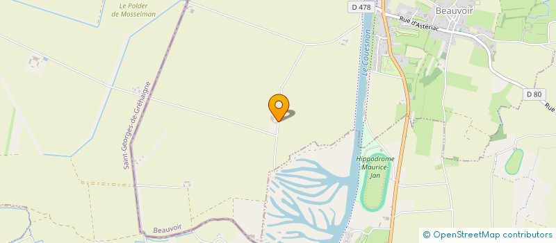 localisation de l'entreprise S.A.R.L. BOUTROUELLE LAURENT  BEAUVOIR