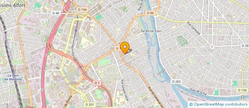 localisation de l'entreprise S.A.R.L C'EST LA QUE C'EST BON  CRETEIL