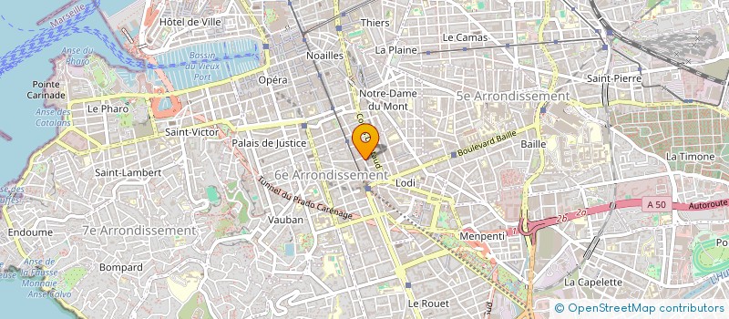 localisation de l'entreprise S.A.R.L CAD à MARSEILLE