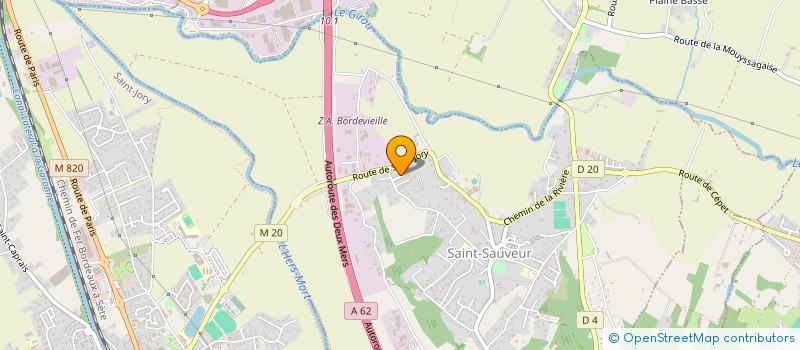 localisation de l'entreprise S.A.R.L. CARNEIRO  SAINT-SAUVEUR