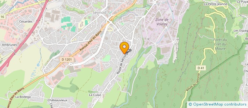 localisation de l'entreprise S.A.R.L. CFBG à ANNECY