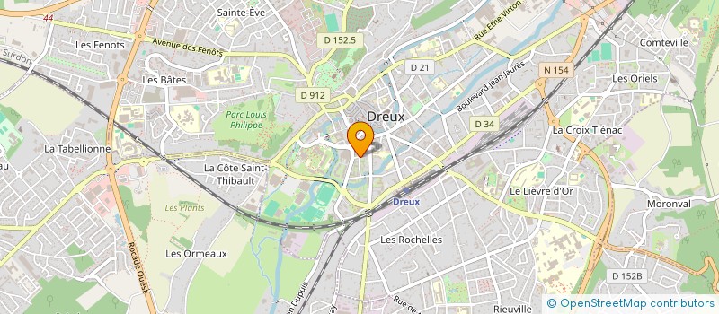 localisation de l'entreprise S.A.R.L CHARDEL HABITAT à DREUX