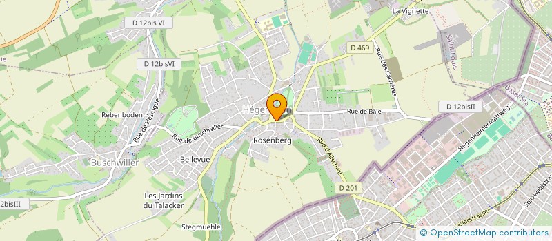 localisation de l'entreprise S.A.R.L. CHINATOWN  HEGENHEIM