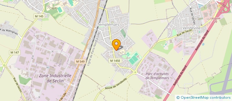 localisation de l'entreprise S.A.R.L. CHRONOSERVICES  TEMPLEMARS