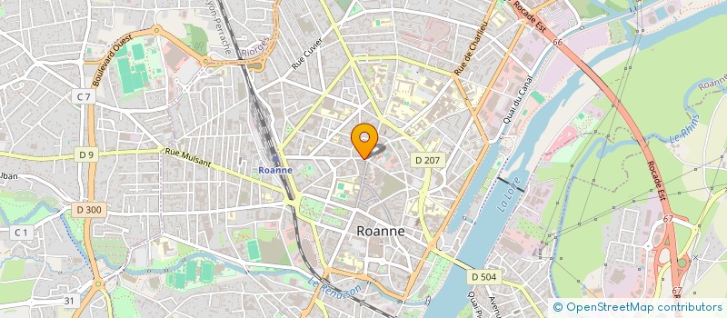 localisation de l'entreprise S.A.R.L. COM ADVANTAGE à ROANNE