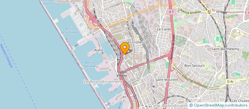 localisation de l'entreprise S.A.R.L CONSTRUBAT YEMA à MARSEILLE