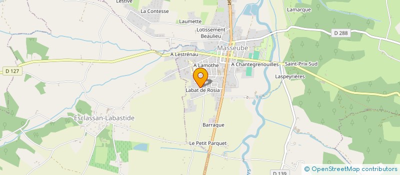 localisation de l'entreprise S.A.R.L CTMH  MASSEUBE