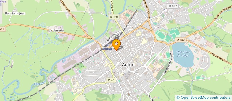 localisation de l'entreprise S.A.R.L CYMA à AUTUN