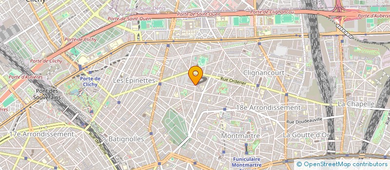 localisation de l'entreprise S.A.R.L. D'EXPERTISE COMPTABLE DES CARRIERES  PARIS