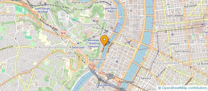 localisation de l'entreprise S.A.R.L. D'EXPLOITATION DE LA MAISON MAGNIN à LYON