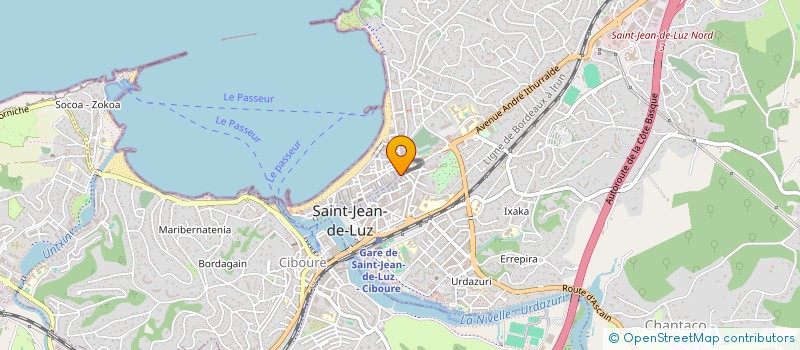 localisation de l'entreprise S A R L  D EXPLOITATION DESTIZONS à SAINT-JEAN-DE-LUZ