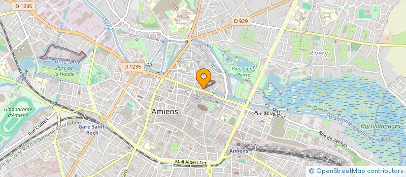 localisation de l'entreprise S.A.R..L. DERESSE ELECTRICITE  AMIENS