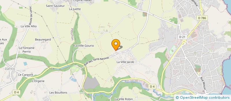 localisation de l'entreprise S.A.R.L DESANEAUX JOHAN  BINIC-ETABLES-SUR-MER