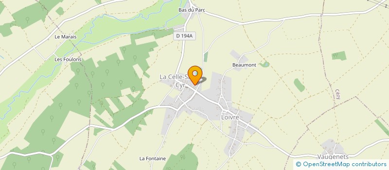 localisation de l'entreprise S.A.R.L DEVIN JEAN-LUC à LA CELLE-SAINT-CYR