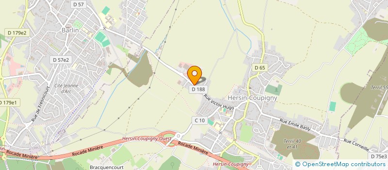 localisation de l'entreprise S.A.R.L DIEVAL WEPPE  HERSIN-COUPIGNY