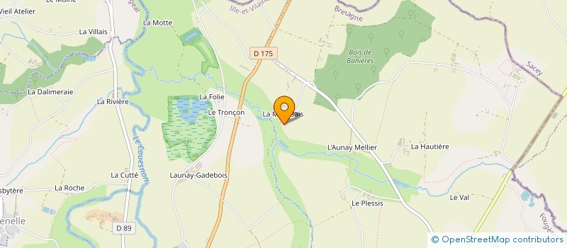 localisation de l'entreprise S.A.R.L DSD PREST'AGRI à VAL-COUESNON