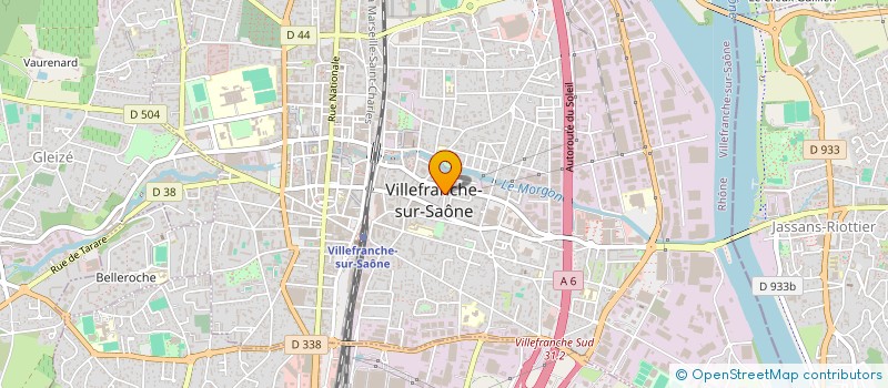 localisation de l'entreprise S A R L EGE à VILLEFRANCHE-SUR-SAONE