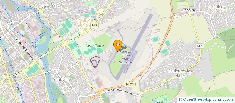 localisation de l'entreprise S.A.R.L. EXPLOITATION REST MERMOZ  TOMBLAINE