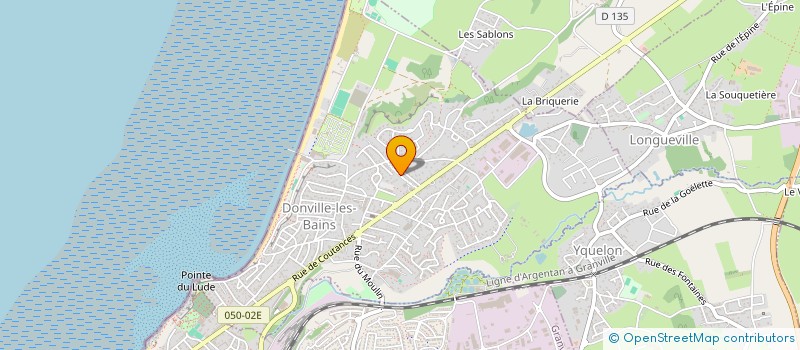 localisation de l'entreprise S.A.R.L. FGAVGM  DONVILLE-LES-BAINS