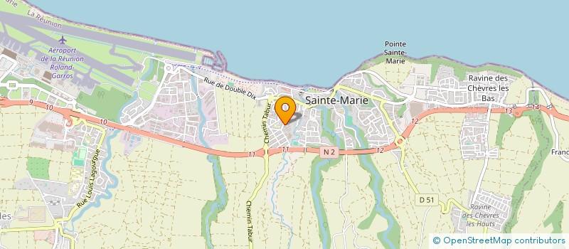 localisation de l'entreprise S.A.R.L FLAS à SAINTE-MARIE