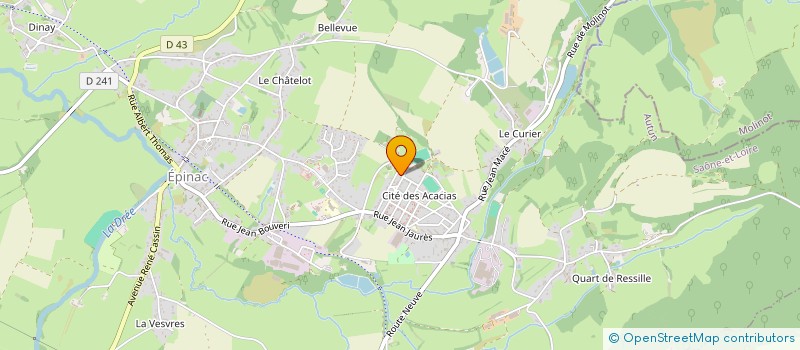 localisation de l'entreprise S.A.R.L. FLCZ  EPINAC