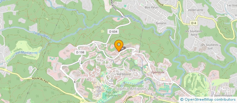 localisation de l'entreprise S.A.R.L. FOOD ATMAN CONCEPT  VALBONNE