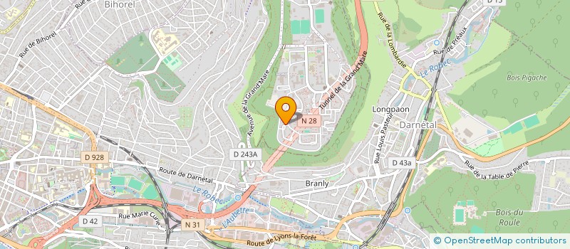 localisation de l'entreprise S.A.R.L FOOD-DIET à ROUEN