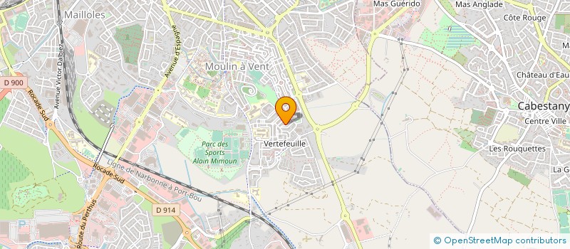 localisation de l'entreprise S.A.R.L FORBEN à PERPIGNAN