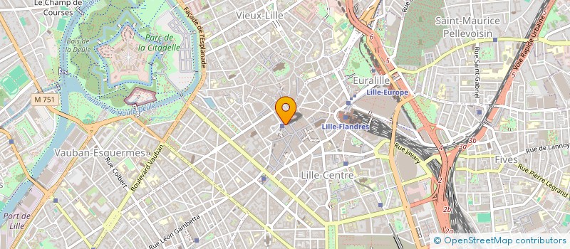 localisation de l'entreprise S.A.R.L. FORTIER à LILLE