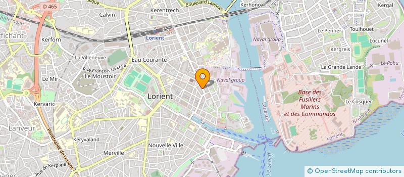 localisation de l'entreprise S A R L FRANCOIS HUON à LORIENT