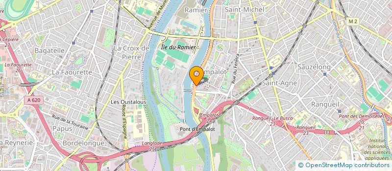 localisation de l'entreprise S.A.R.L. G.M.S. - L.I.A. à TOULOUSE