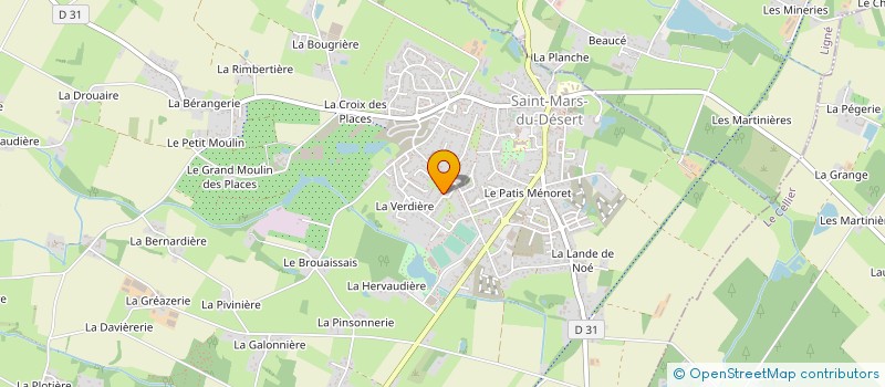 localisation de l'entreprise S.A.R.L GAILLARD P.C.S à SAINT-MARS-DU-DESERT