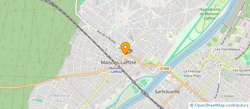 localisation de l'entreprise S A R L GOUMOND  MAISONS-LAFFITTE