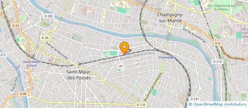 localisation de l'entreprise S.A.R.L GSL BRETAGNE à SAINT-MAUR-DES-FOSSES