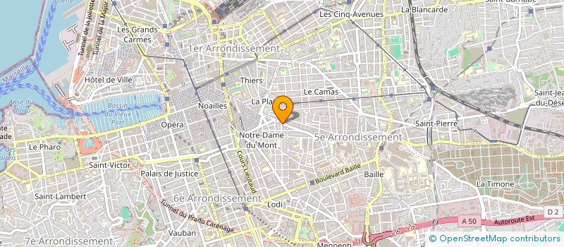 localisation de l'entreprise S.A.R.L GUERN FAURE PICO ELECTRICITE à MARSEILLE