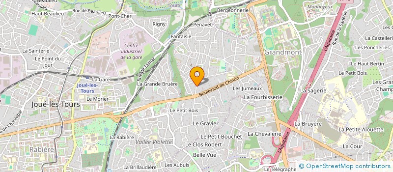 localisation de l'entreprise S.A.R.L GUND  JOUE-LES-TOURS