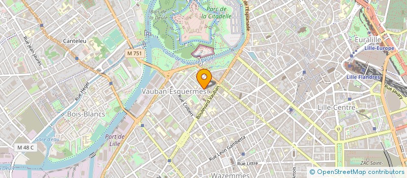 localisation de l'entreprise S.A.R.L. HEI-ISA-ISEN DEVELOPPEMENT à LILLE