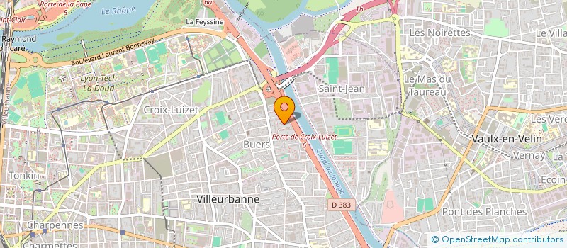 localisation de l'entreprise S A R L HELP CHRIS à VILLEURBANNE