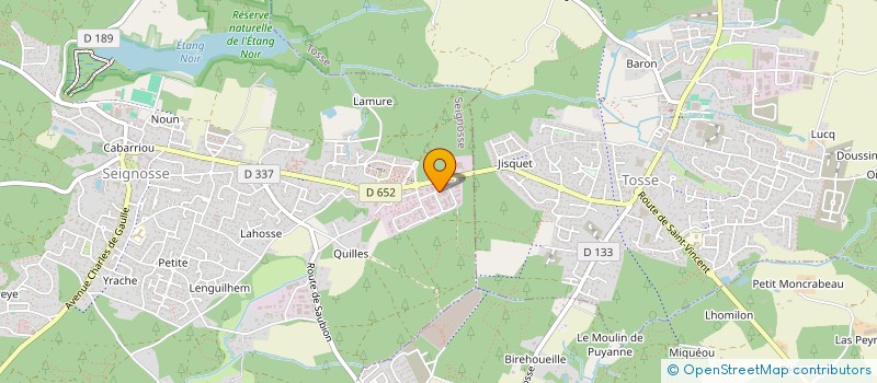 localisation de l'entreprise S.A.R.L. HEXOA  SEIGNOSSE