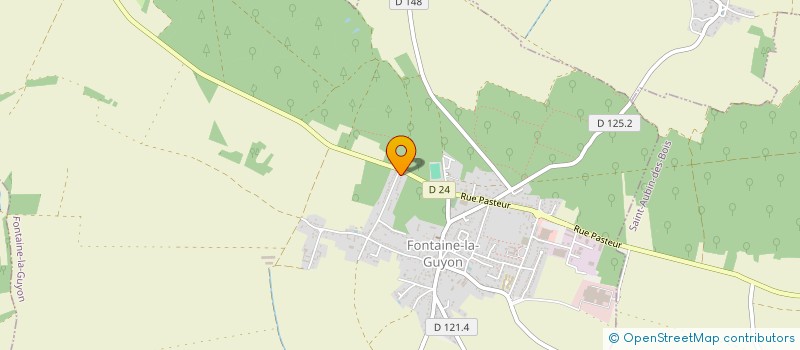 localisation de l'entreprise S.A.R.L. HOLDING EM à FONTAINE-LA-GUYON
